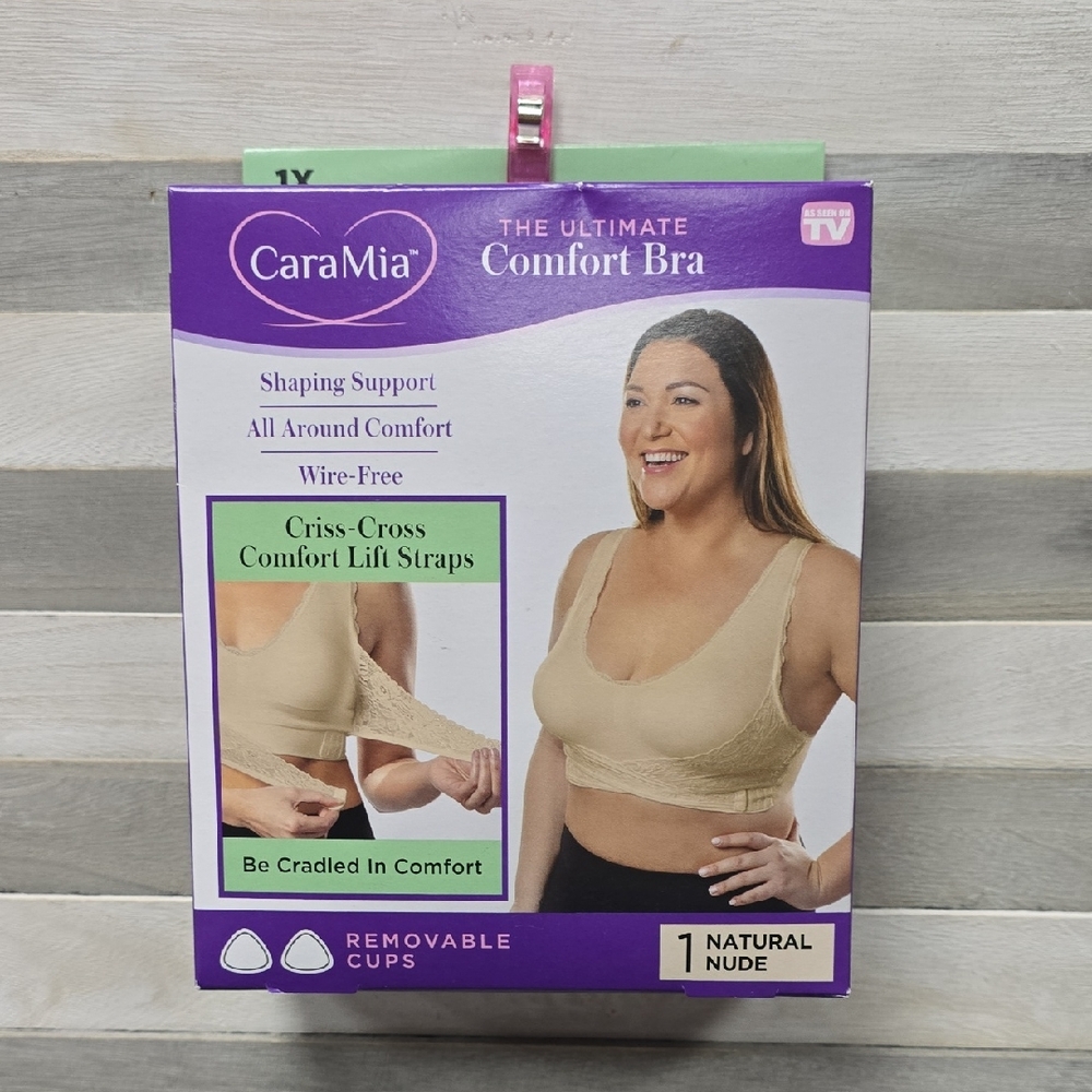 Natural Nude Wire-Free Comfort Bra | CaraMia | 1X